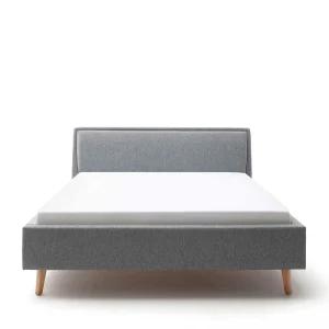 Stoffbett Im Skandinavischen Stil In Grau – Cepter 16