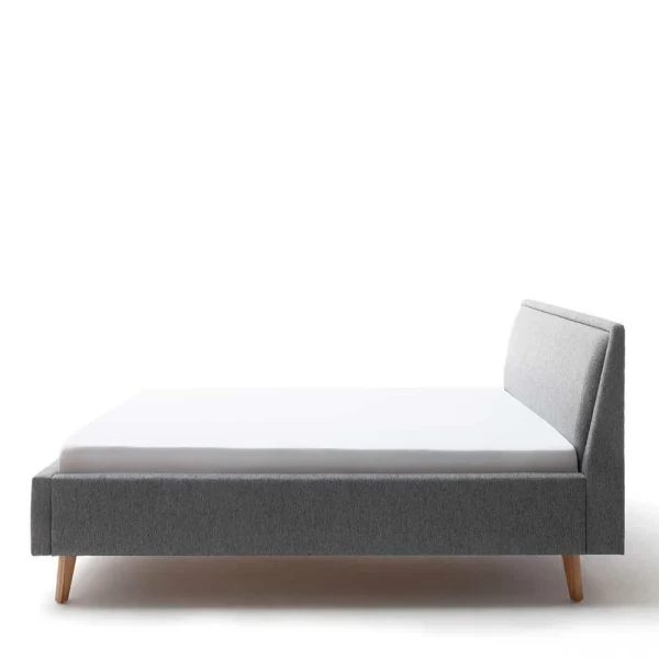 Stoffbett Im Skandinavischen Stil In Grau – Cepter 7