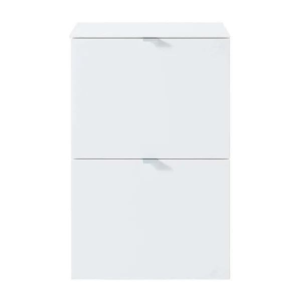 Weißer Klappen Schuhschrank 55x84x37 Cm – Indiesta 3
