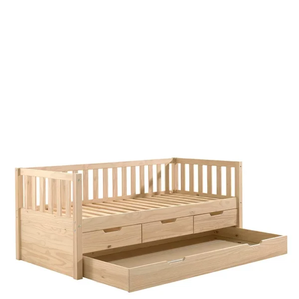 White Wash Kojenbett Mit Schubladen – Corpus 5