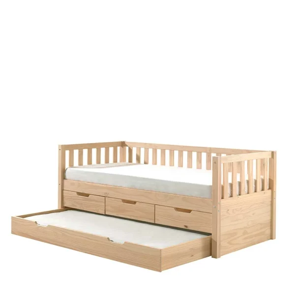 White Wash Kojenbett Mit Schubladen – Corpus 6