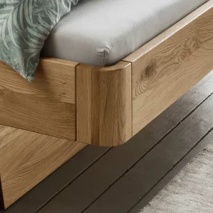 Wildeiche Bett Mit Schubkasten Set – Zennian (dreiteilig) 8
