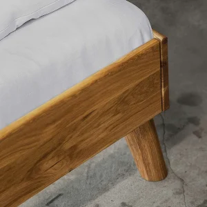 Wildeiche Einzelbett In Übergröße – Eavy VII 16