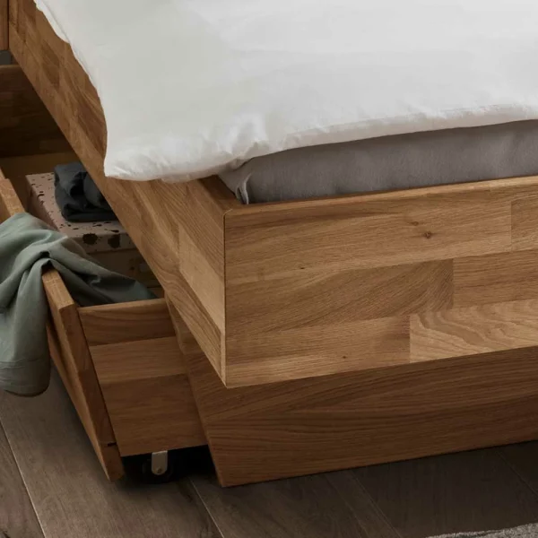 Wildeichebett Mit Nachtkommoden – Esvilda (dreiteilig) 3