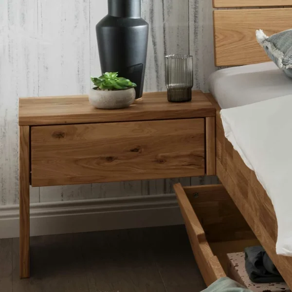 Wildeichebett Mit Nachtkommoden – Esvilda (dreiteilig) 5